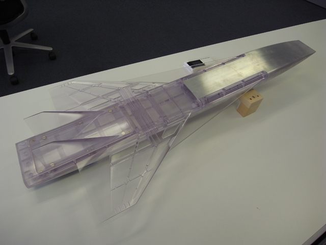 極超音速旅客機低速風洞試験模型